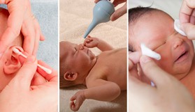 Чем лучше промывать глазки новорожденного 
