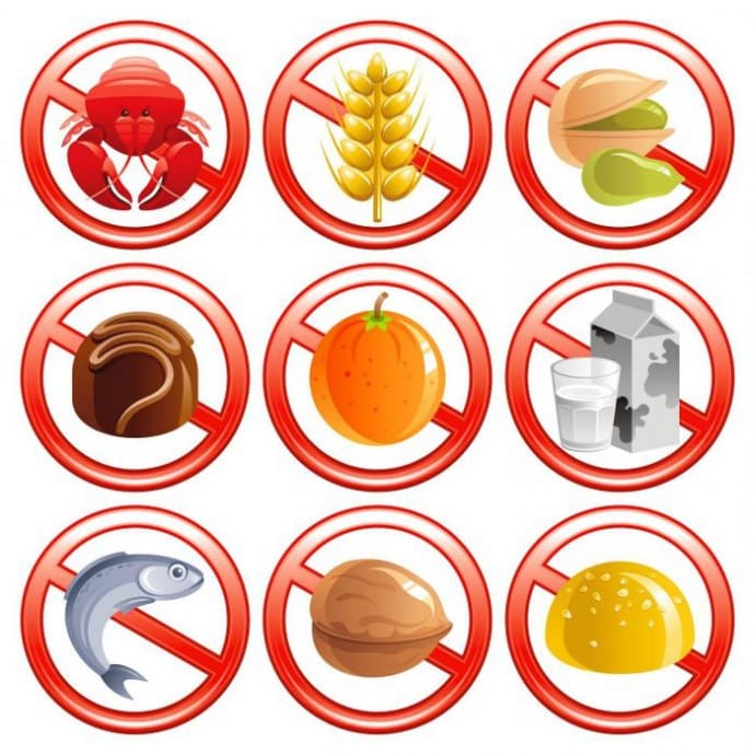 Список продуктов для гипоаллергенной диеты 