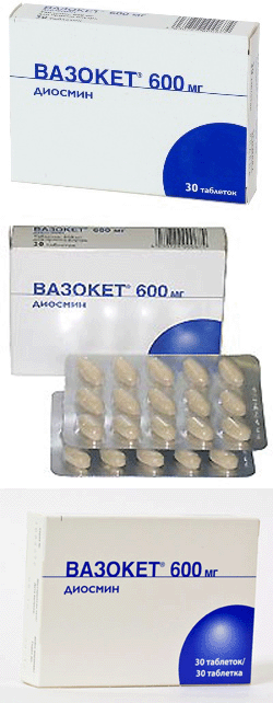 Новый препарат-венотоник Вазокет 600: инструкция по применению 