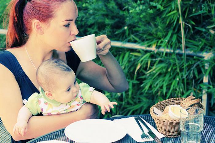 Можно ли пить кофе кормящей маме 