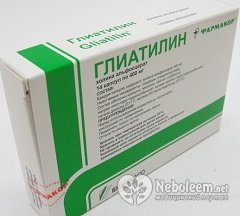 Таблетки 400 мг и уколы (внутримышечно) Глиатилин: инструкция по применению 