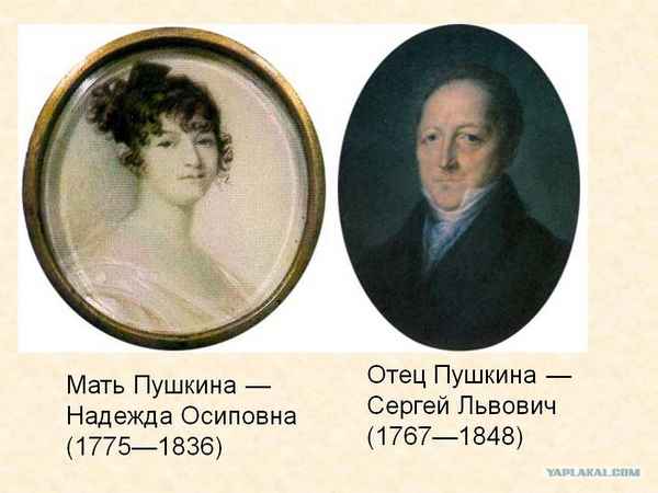 Отец и мама пушкина