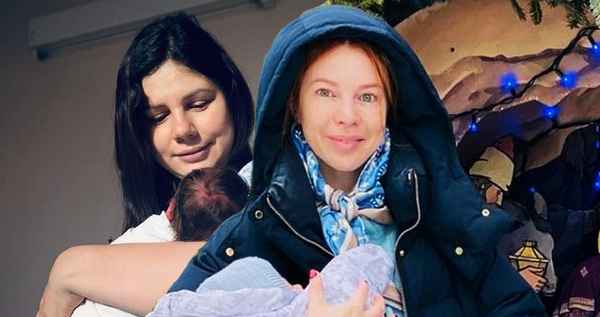 Вышедшая замуж за пасынка блогерша родила дочь, Подольская впервые показала лицо новорожденного сына
