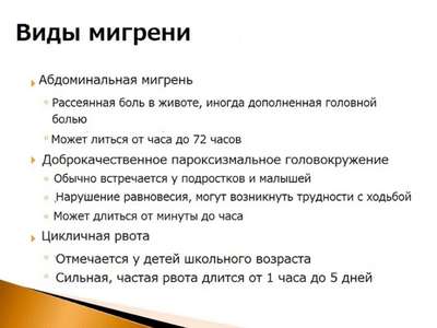 Абдоминальная мигрень у детей и взрослых, ее симптомы и лечение