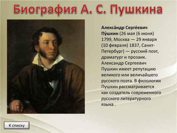  Александр сергеевич биография