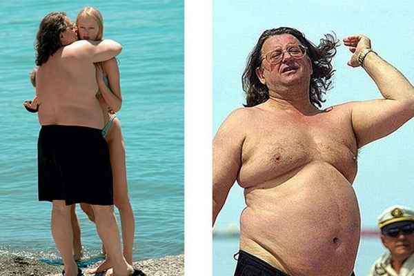  Градский и его молодая жена фото на пляже фото