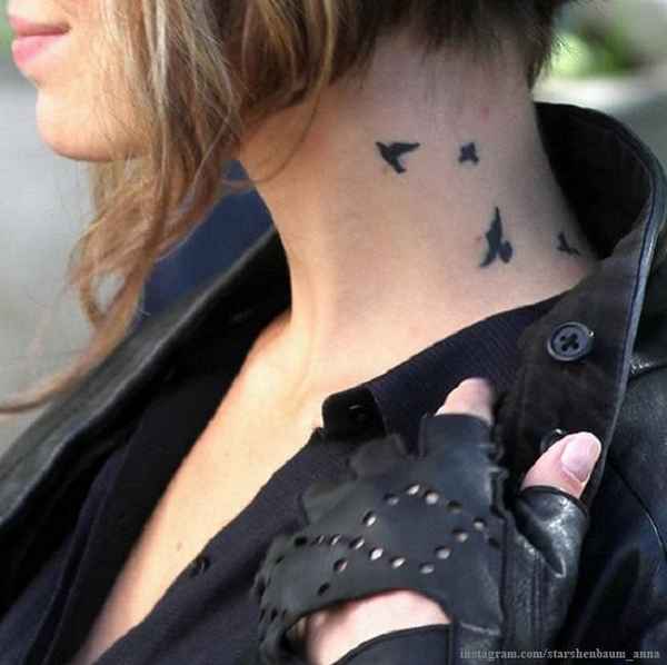  Анна старшенбаум татуировка на шее фото