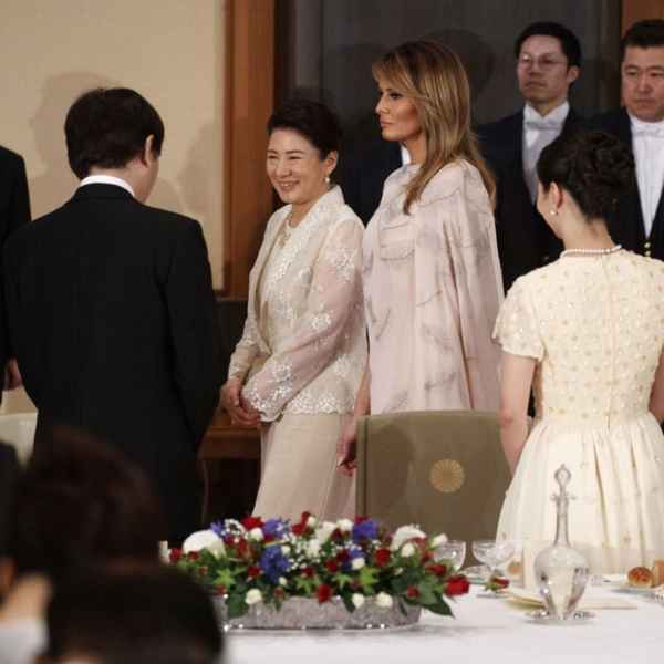 Меланья Трамп очаровала нового императора Японии, облачившись в уникальные, скромные, но шикарные наряды