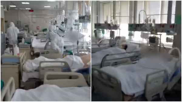 Появилось видео из реанимации, где лежат больные коронавирусом: ушел из жизни врач столичного госпиталя