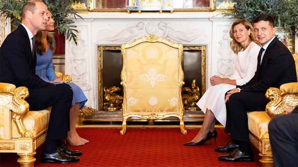 Элегантность и стиль: наряды Кейт Миддлтон и Елены Зеленской на встрече в Букингемском дворце привлекли всеобщее внимание
