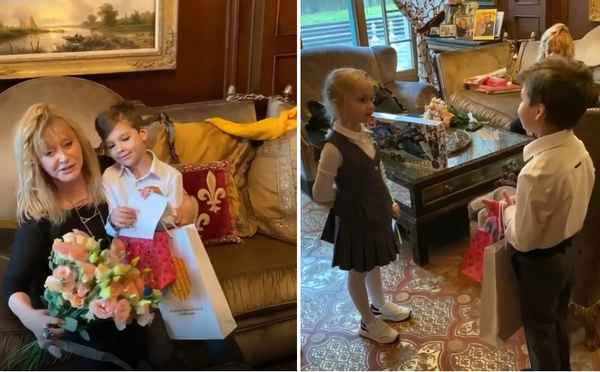 Младшие дети Пугачевой близнецы Гарри и Лиза Галкины получили в свой день рождения необычный подарок