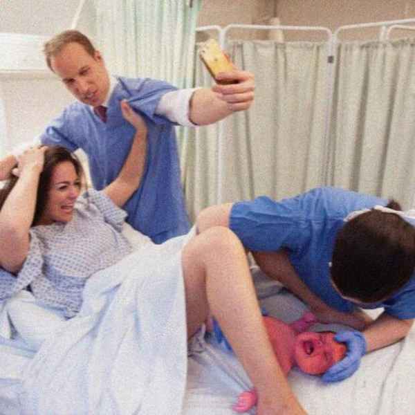 Вся сеть обсуждает скандальные фото Кейт Миддлтон и принца Уильяма в компании новорожденного сына